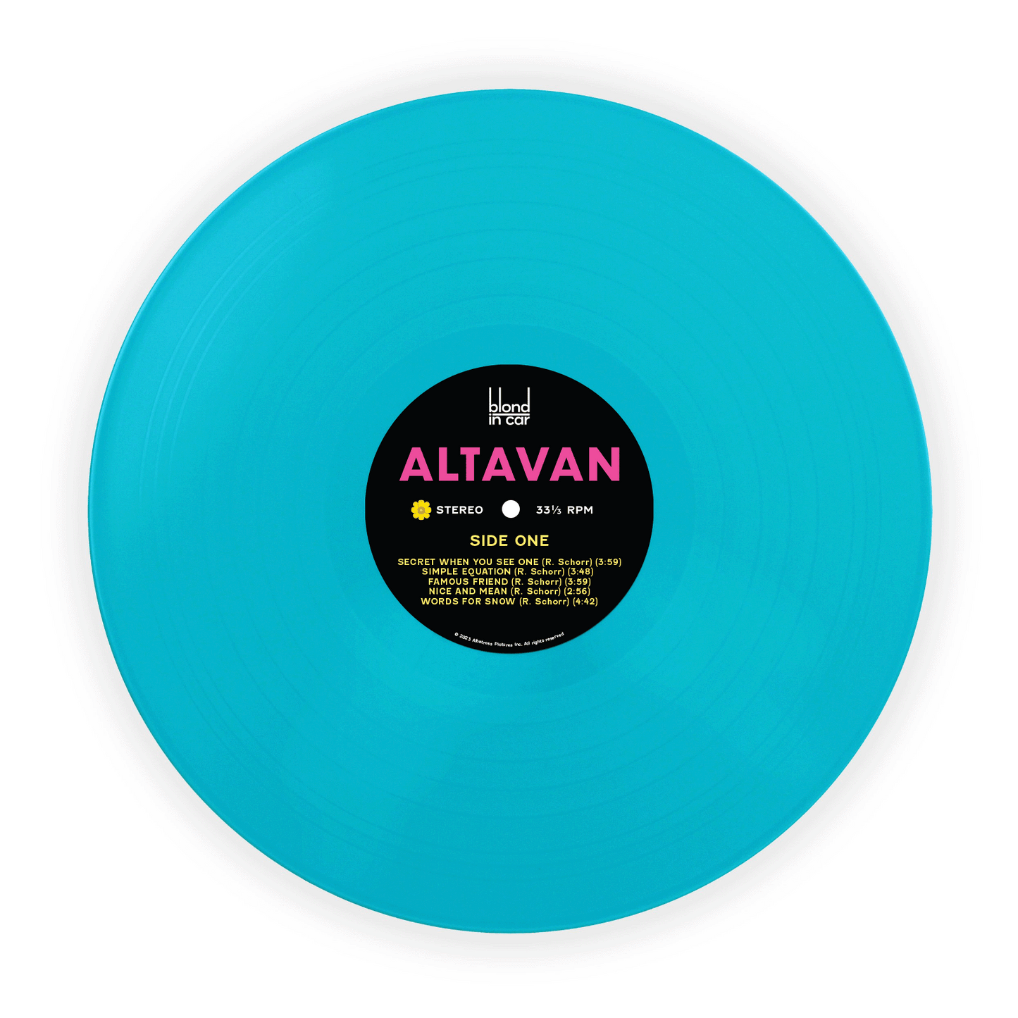 ALTAVAN Limited Edition Turquoise Vinyl