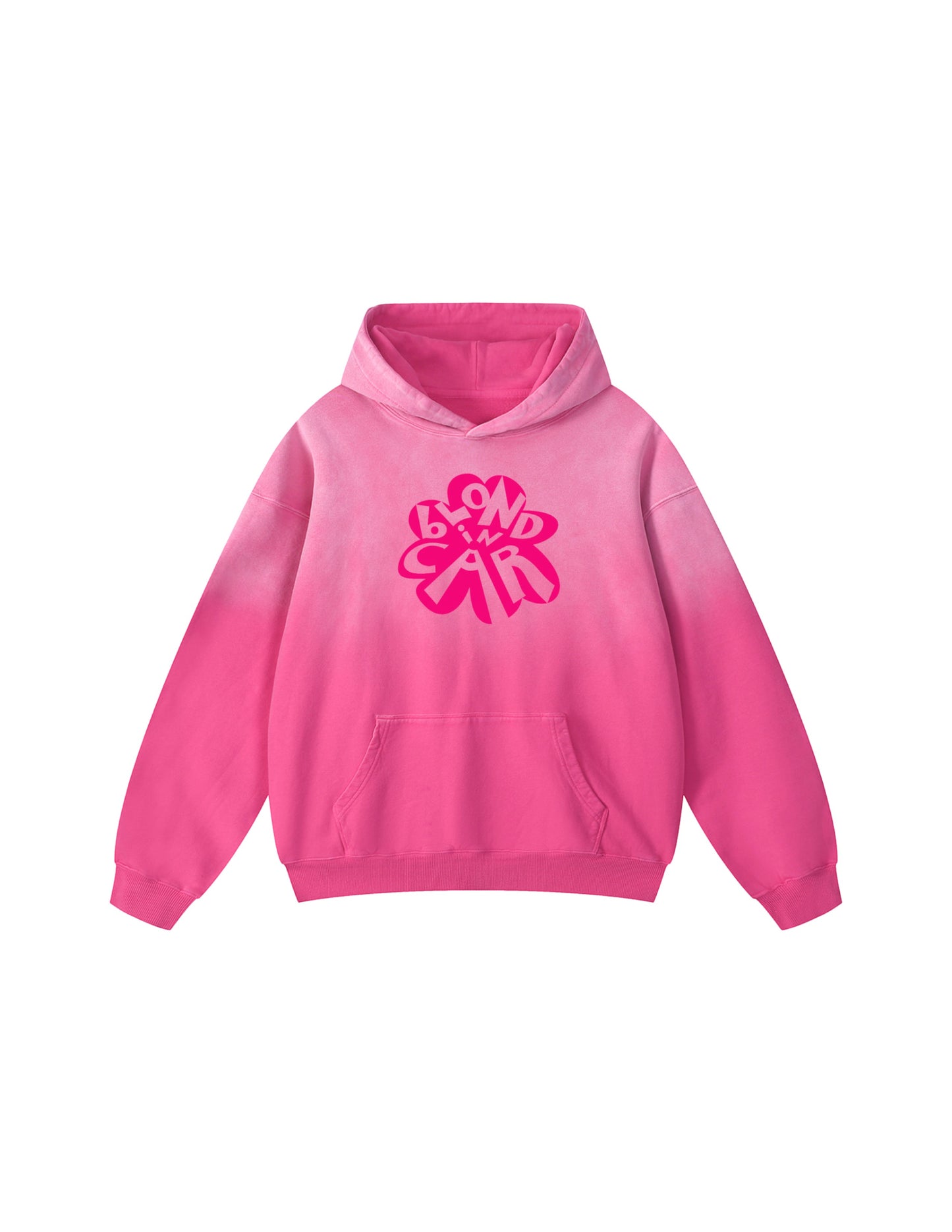 Pink Ombre Logo Hoodie
