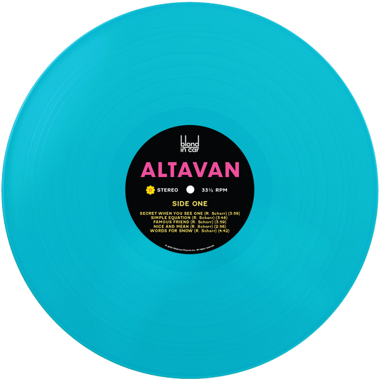 ALTAVAN Limited Edition Turquoise Vinyl