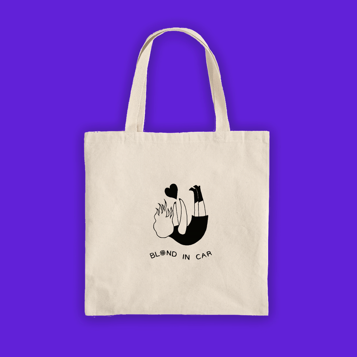 Falling Girl Tote Bag